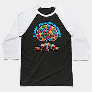 Blossom with autism awareness Baseball T-Shirt